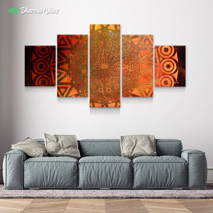 Mandala by McAshe 5-Piece Canvas