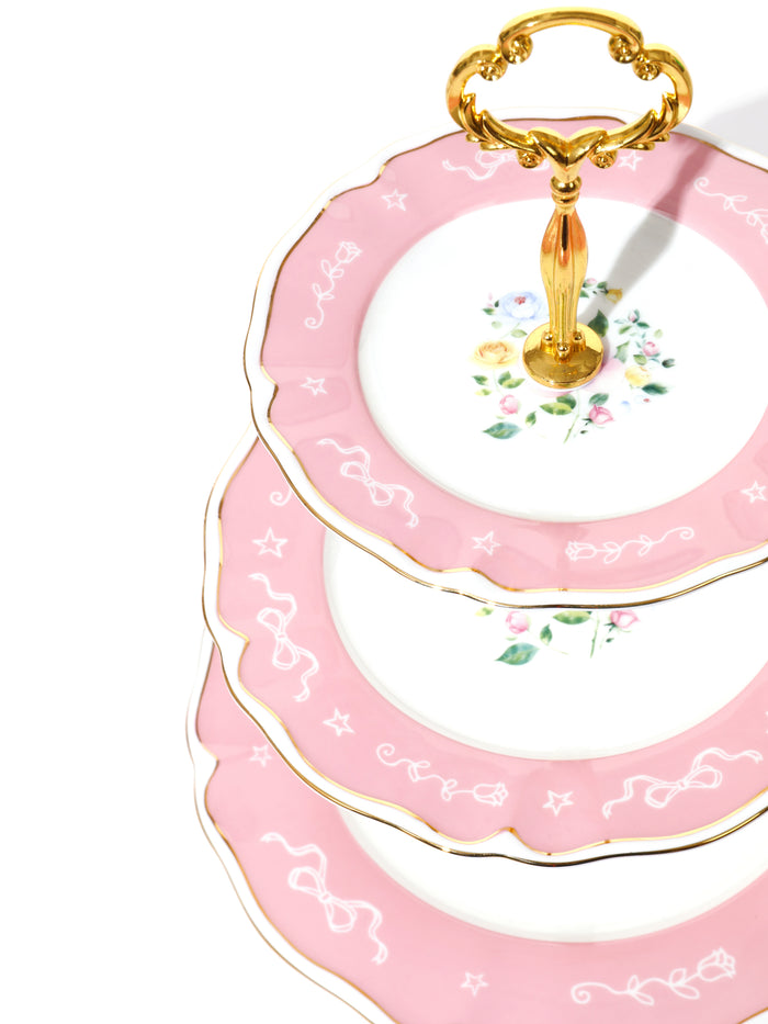Marilyn Monroe Hollywood Bloom™ Limited Edition, 3-Tier Cake Stands, Set of 2