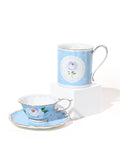Marilyn Monroe Hollywood Bloom™ Limited Edition, Mug & Tea Cup Set, Baby Blue