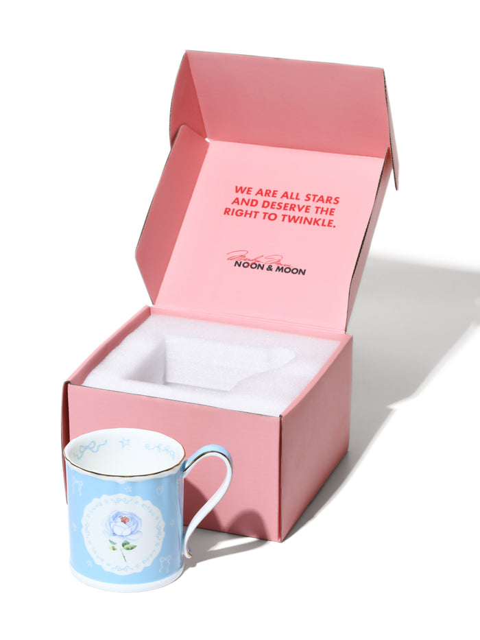 Marilyn Monroe Hollywood Bloom™ Limited Edition, Mug & Tea Cup Set, Baby Blue