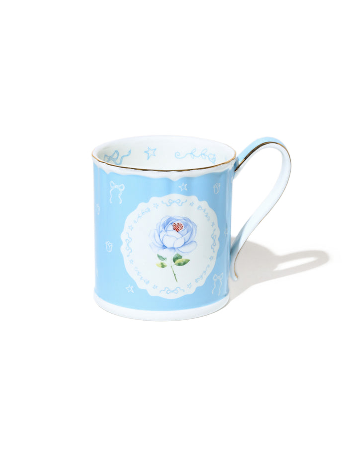 Marilyn Monroe Hollywood Bloom™ Limited Edition, Mug & Tea Cup Set, Baby Blue