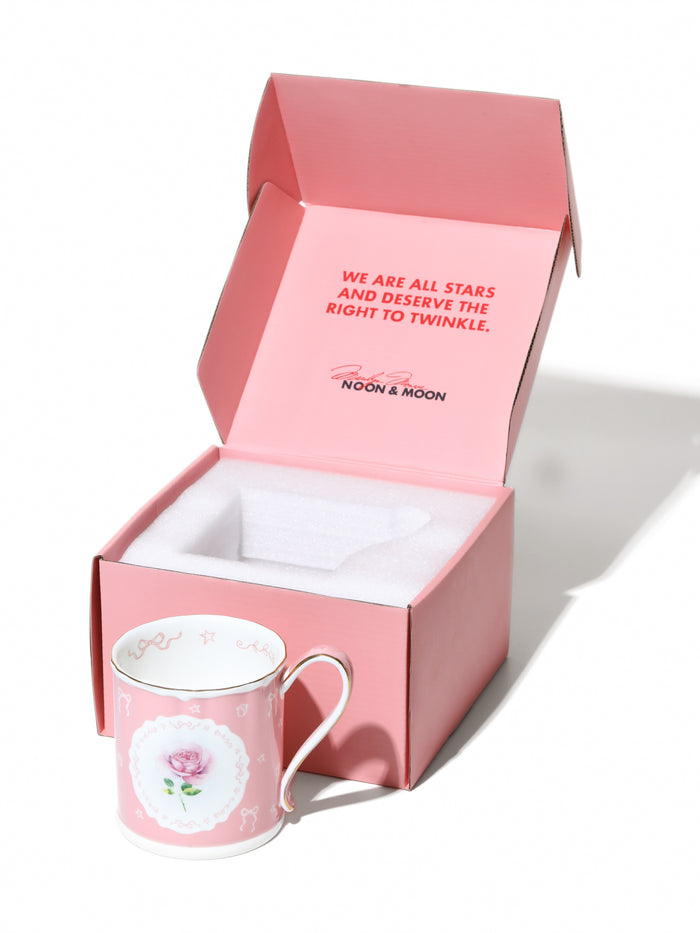 Marilyn Monroe Hollywood Bloom™ Limited Edition, Mug & Tea Cup Set, Blush Pink