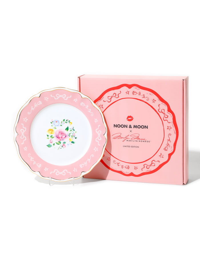 Marilyn Monroe Hollywood Bloom™ Limited Edition, Plate, Blush Pink, 11 Inch