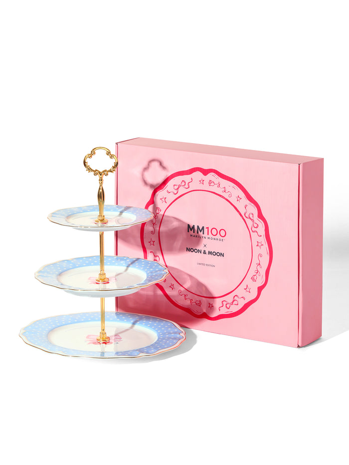 Marilyn Monroe Romance Edit™ Limited Edition, 3-Tier Cake Stand, Blue