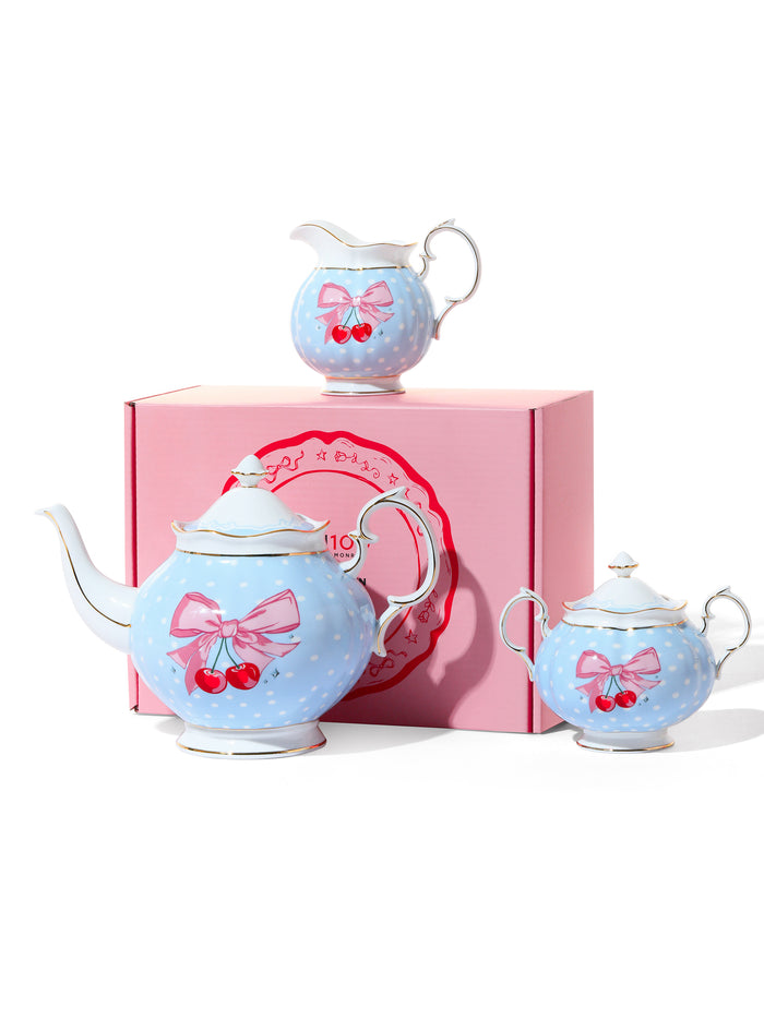 Marilyn Monroe Romance Edit™ Limited Edition, Blue Teapot Set of 3