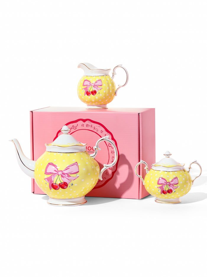Marilyn Monroe Romance Edit™ Limited Edition, Yellow Teapot Set of 3