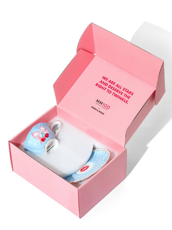 Marilyn Monroe Romance Edit™ Limited Edition, Mug & Tea Cup Set, Blue
