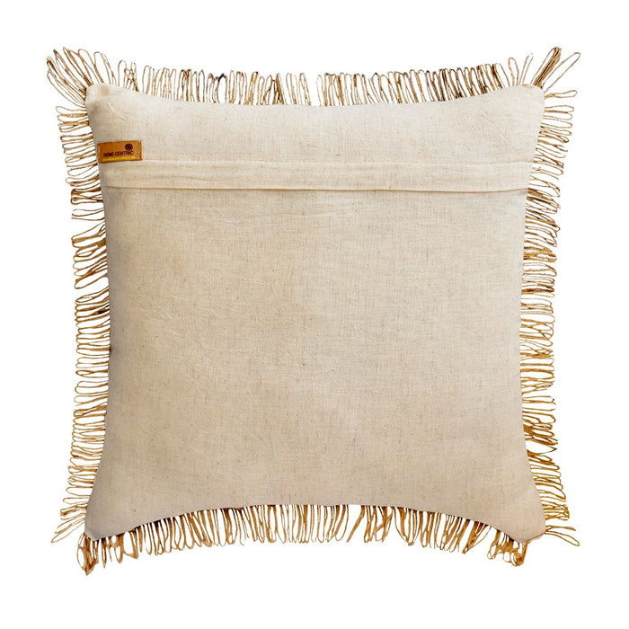 Marjorie - Beige Linen Throw Pillow Cover