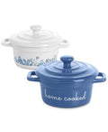 Martha Stewart Collection Stoneware Cocottes, Set of 2