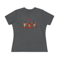 Merry Christmas - Photo Banner - Brunette Girls - Women's Softstyle Tee - Whippie's