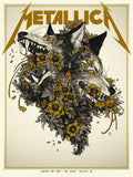 Metallica Raleigh 2019 by Erica Williams, 18" x 24" Screen Print