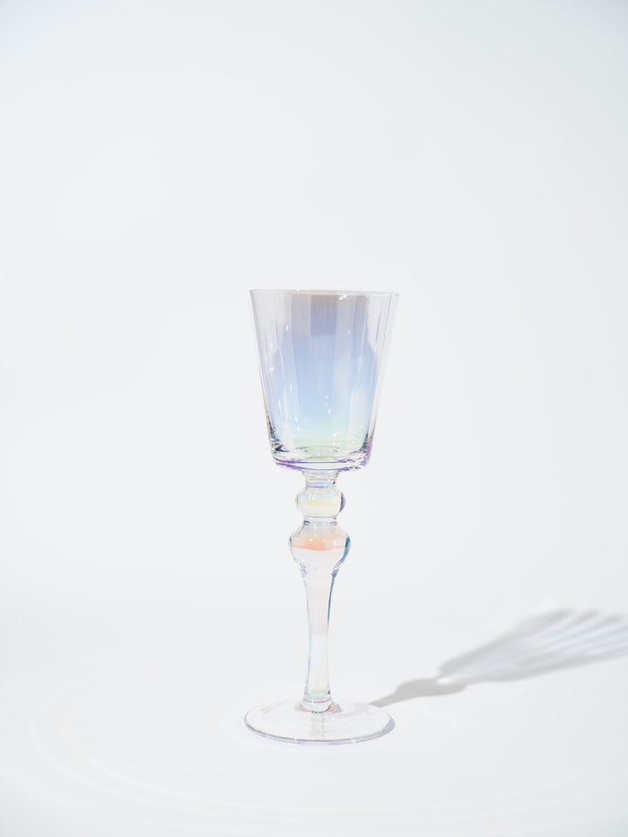 Mia Iridescent Retro Wine Glass