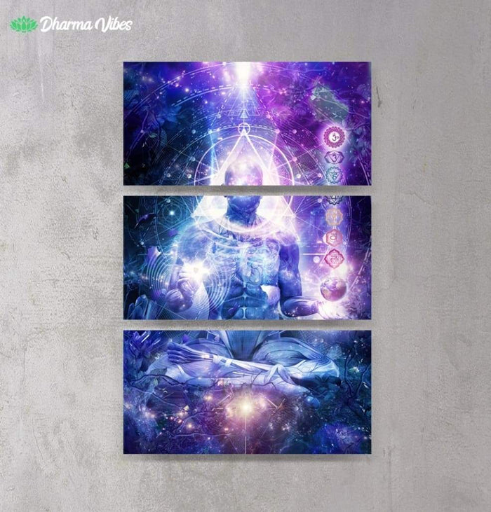 Mind of Light by Cameron Gray 3-Piece Canvas