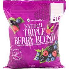 MM FROZEN NATURAL TRIPLE BERRY BLEND 4 LB