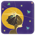 Moon Maiden Coasters | Black Queer Art