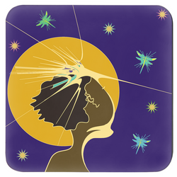 Moon Maiden Coasters | Black Queer Art