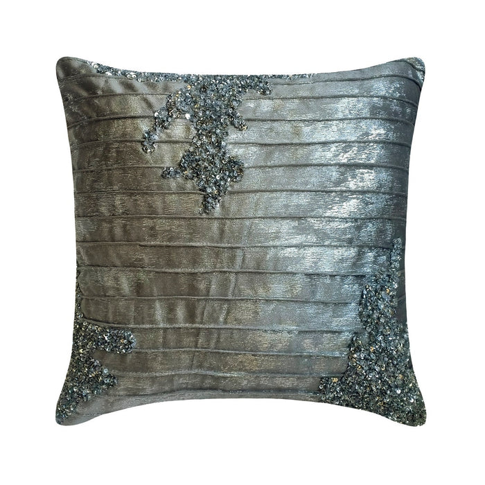 Moonlit Glitter Throw Pillow Cover