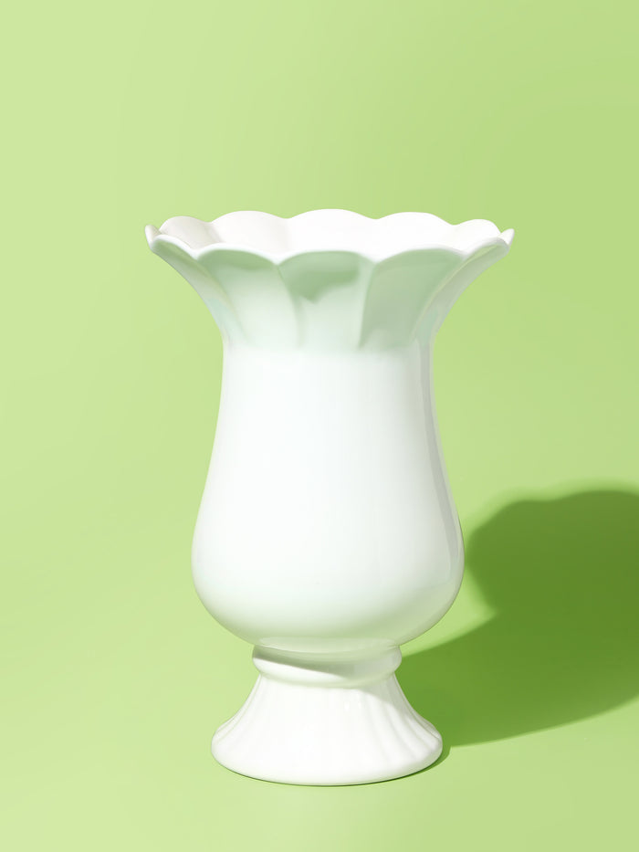 Moonwhite Bell Vase