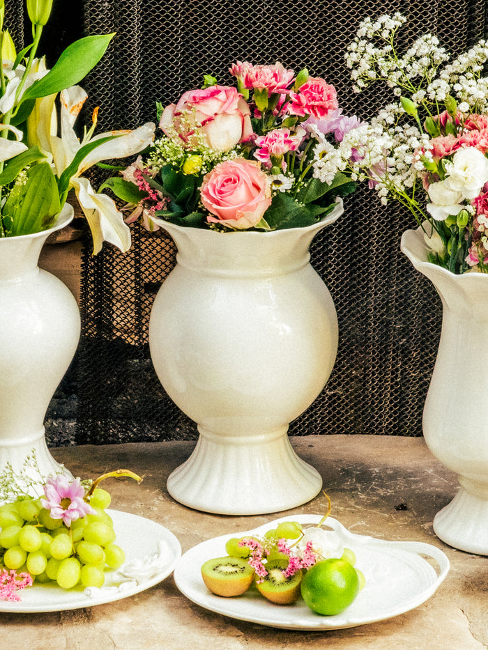 Moonwhite Cloud Vase