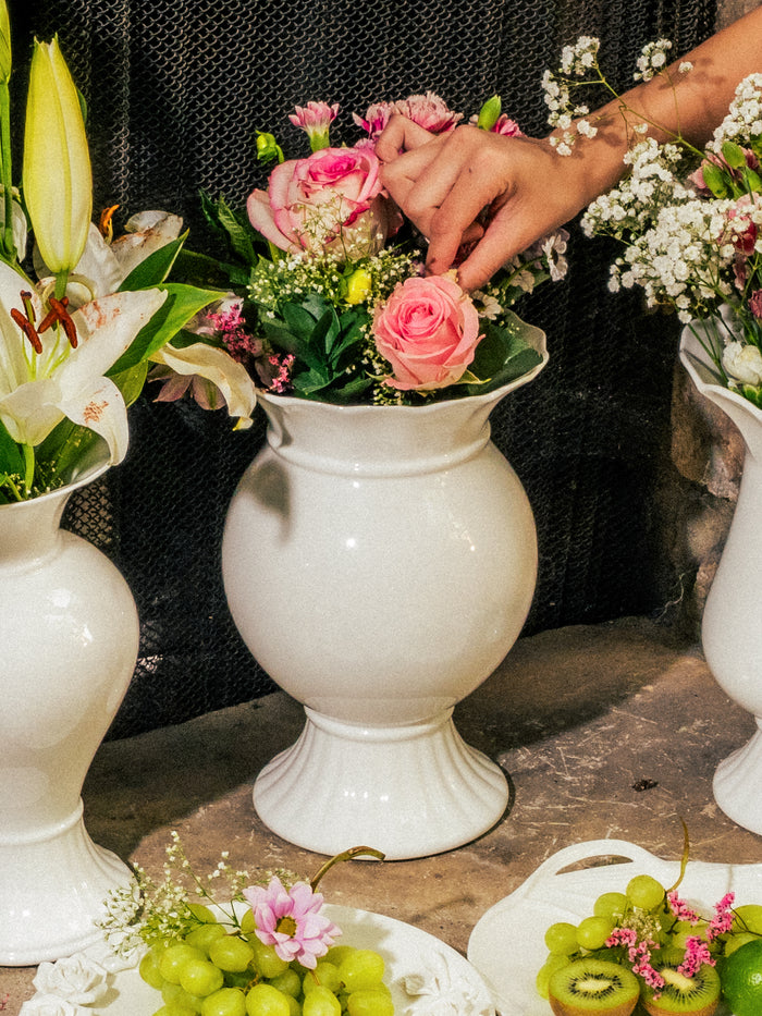 Moonwhite Cloud Vase