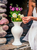 Moonwhite Glow Vase