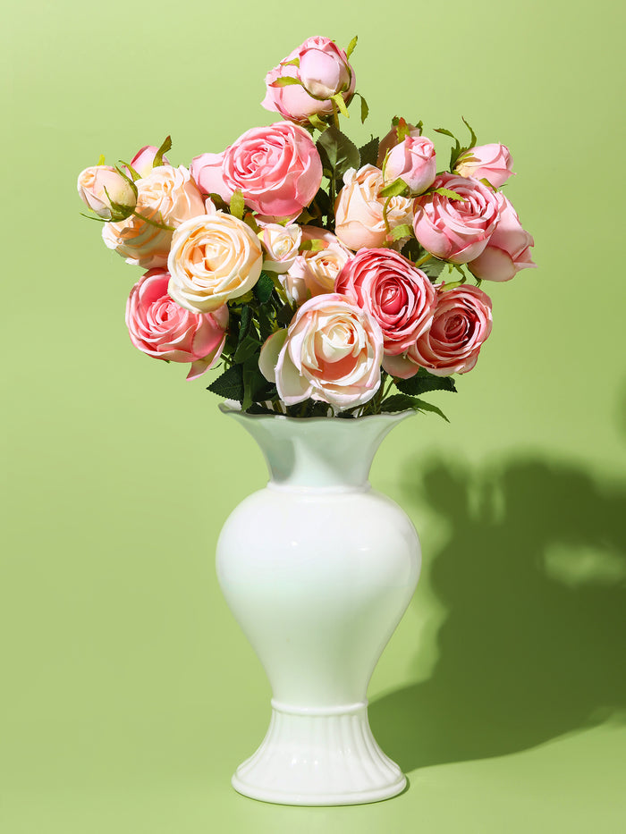 Moonwhite Glow Vase
