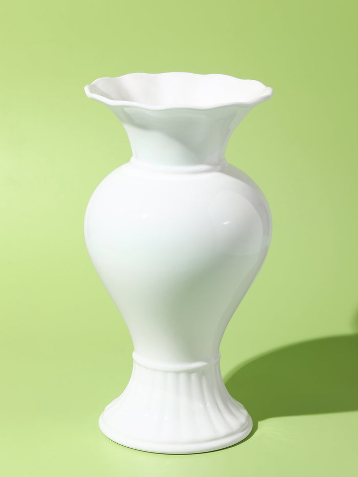 Moonwhite Glow Vase