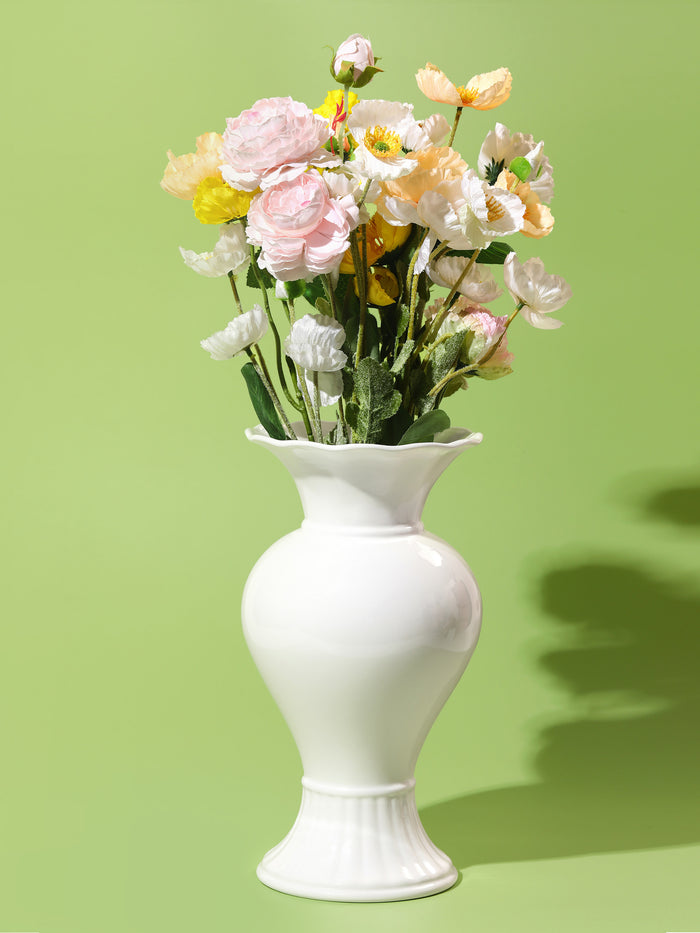 Moonwhite Glow Vase