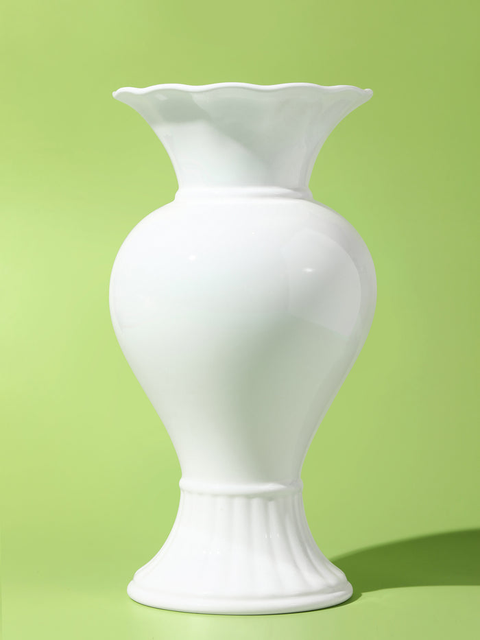 Moonwhite Glow Vase