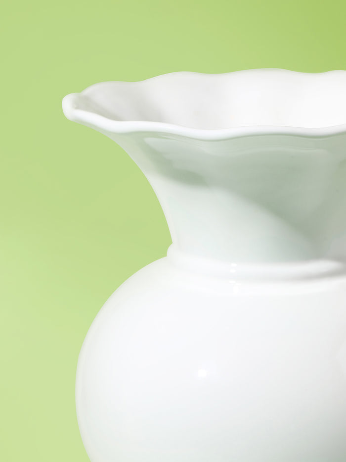 Moonwhite Glow Vase