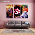 Multicolored OM by McAshe 3-Piece Canvas