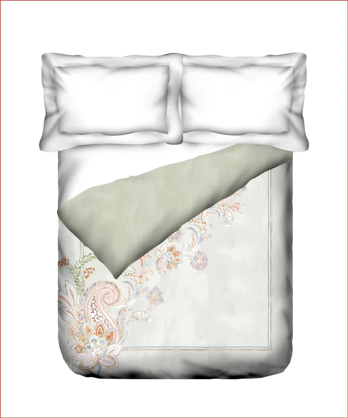 Nectarsoft Elite Double AC Comforter, Mizuki| 400 TC Cotton Shell 150 GSM Polyester Filling