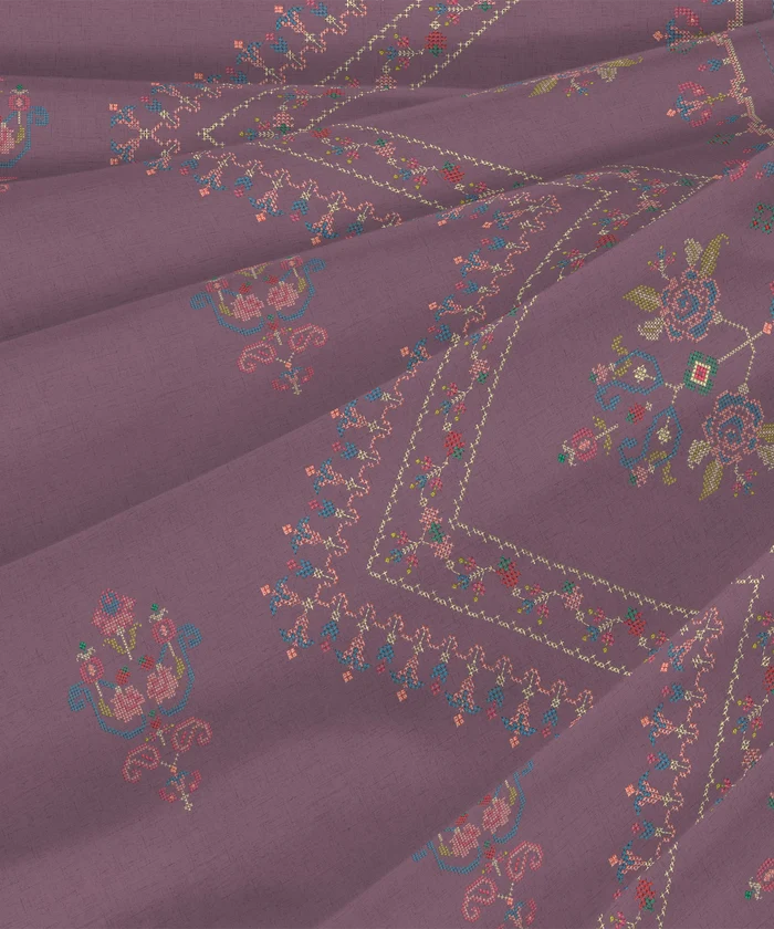 Nectarsoft Elite King Bedsheet Set, Rose Dust| 400 TC Cotton| 4 Pillow Covers