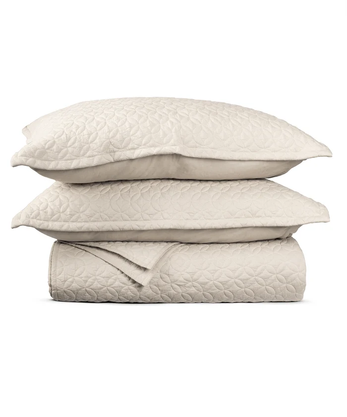 Nectarsoft Italian Retreat King Bedcover Set, Linen|90 GSM Cotton|3 Pc Set