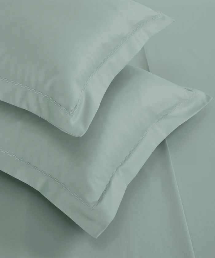 Nectarsoft Signature Select King Bedsheet Set, Wasabi|400 TC Cotton| 2 Pillow Covers