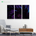 Night Ferns by Cameron Gray 3-Piece Canvas