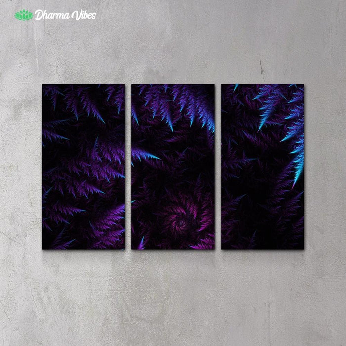 Night Ferns by Cameron Gray 3-Piece Canvas
