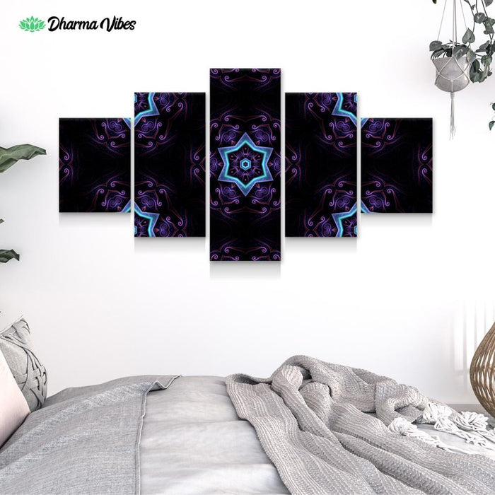 Night Session Visions 2 by Cameron Gray 5-Piece Canvas