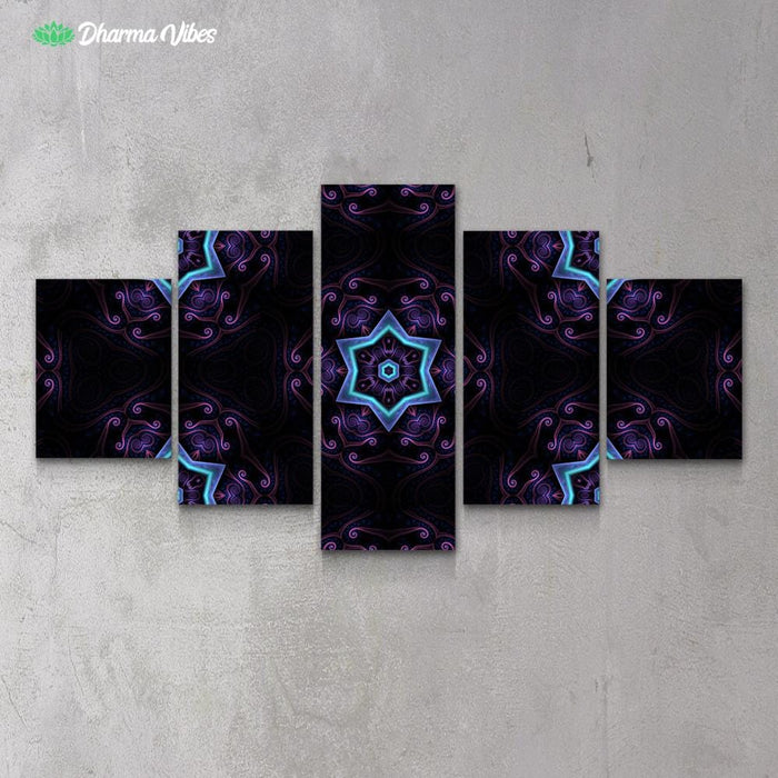 Night Session Visions 2 by Cameron Gray 5-Piece Canvas