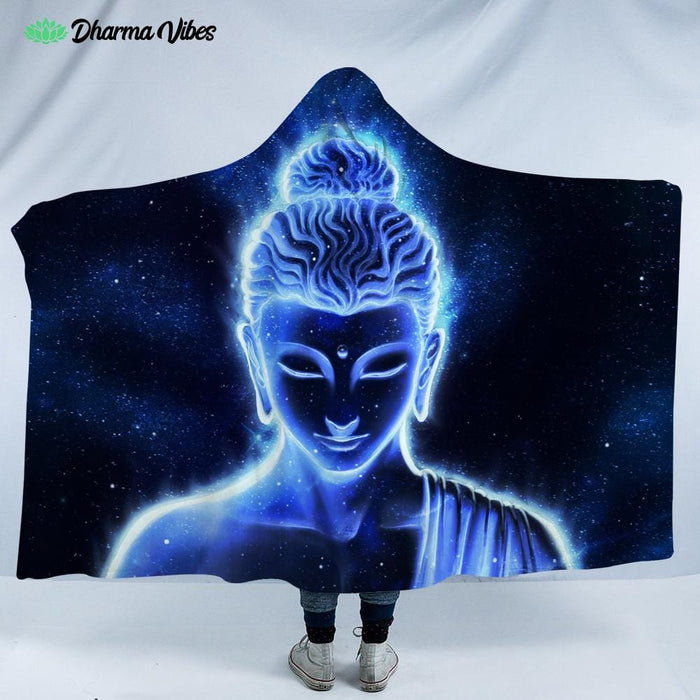 Nocturnal Buddha Full by Mcashe Hooded Blanket