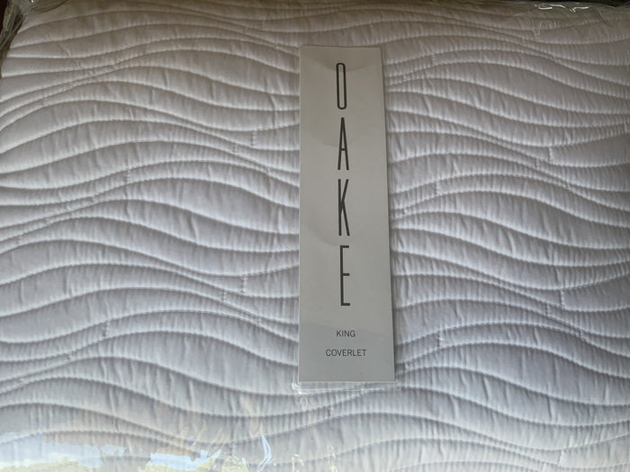 Oake Bedding Agate  Quilted Coverlet - Machann.com