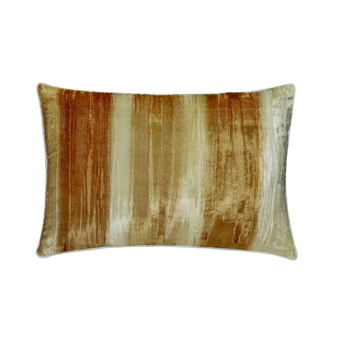 Ombre Gold Lumbar Pillow Cover