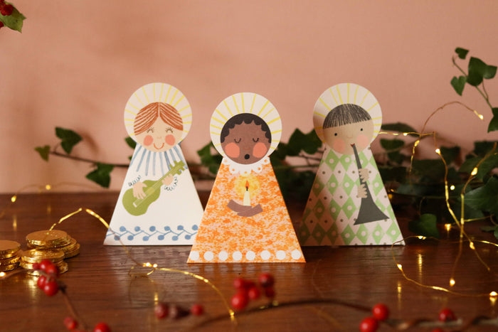 Orange Angel Fold-Out Card