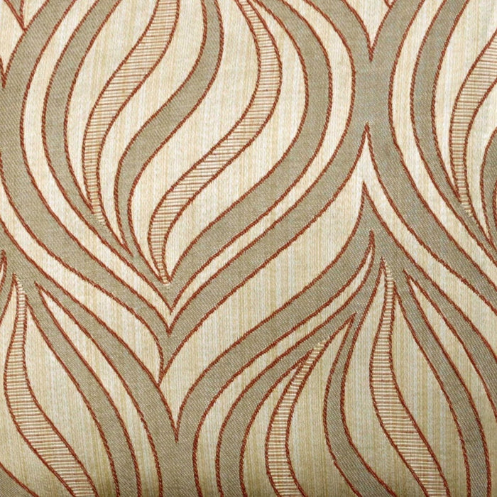 Orange Dusk - Orange Jacquard Throw Pillow Cover