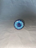 Orange Flower Round Wine Stopper - Pattern Orange Flower