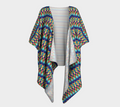 Our Sacred Temples Draped Kimono | Afrocentric Clothing
