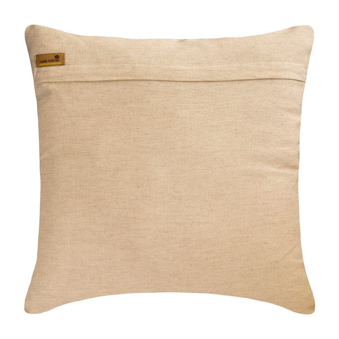 Oxidation Silver - Blue & Silver Suede Throw Pillow Cover