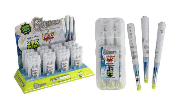 Packs x Glones Pre Rolled Cones + Glass Tip 1 1/4