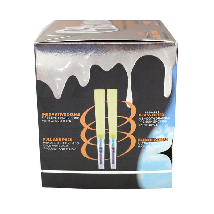 Packs x Glones Pre Rolled Cones + Glass Tip 1 1/4