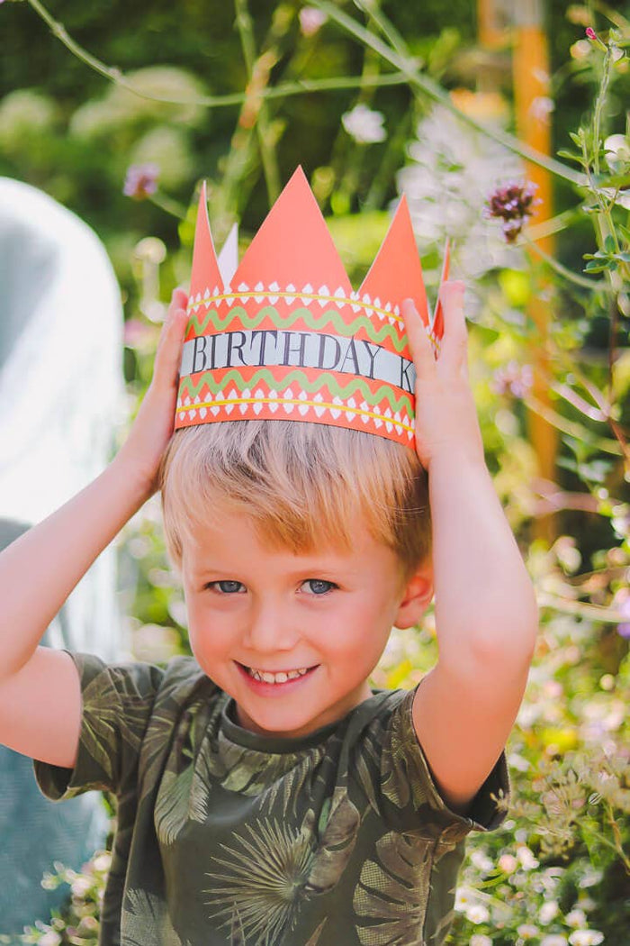 Party Crown Card: Birthday King
